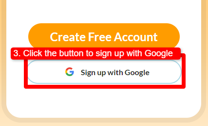 Sign up with Google