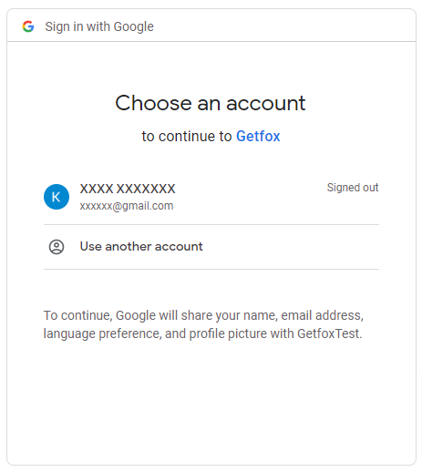 Sign in with Google Accounts